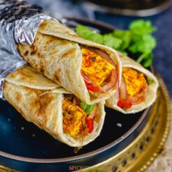 Paneer tikka wrap