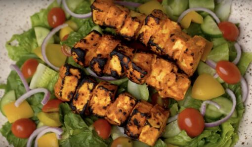 Paneer tikka salad